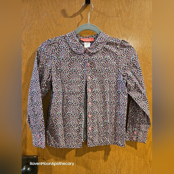 3/15$ Bundle Deal    Girls Gymboree Flower Button Up 10 - Picture 1 of 5